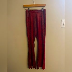 Bell Bottom Red Pants